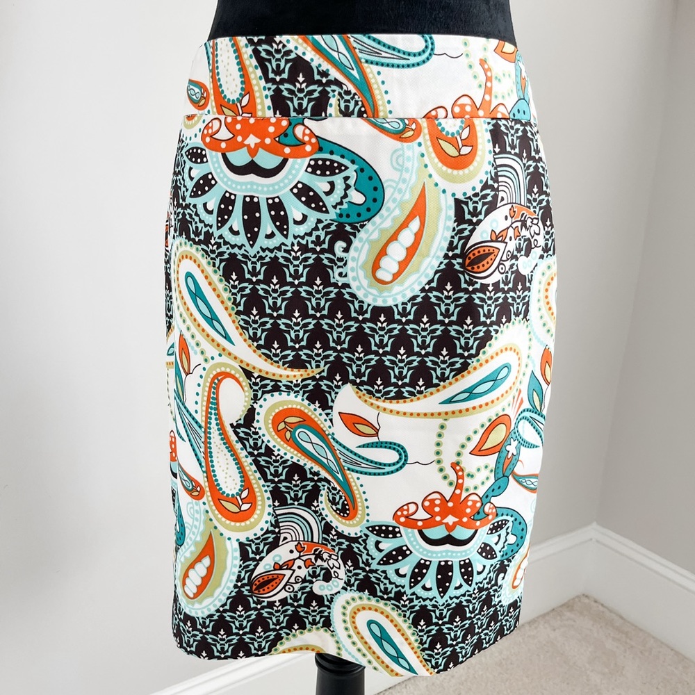 Lined Pencil Skirt w/ Hidden Back Zipper